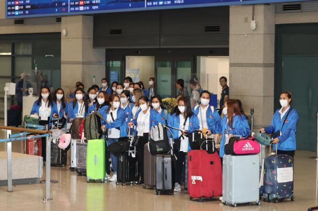 Workers from the Philippines arrive at Incheon International Airport in Incheon on Aug 6 2024 Yonhap