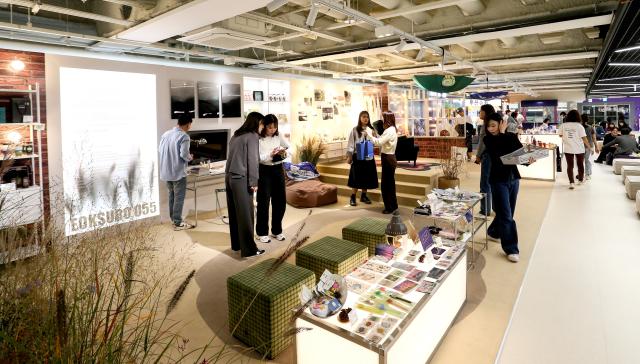 Visitors browse products at A Travel to the Southern Store at Hikr Ground in Seoul on Nov 5 2024 AJP Kim Dong-woo