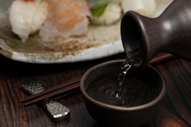 This photo shows sake a Japanese traditional rice wine Getty Images Bank