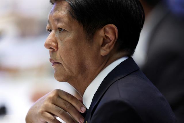 Philippines President Ferdinand Marcos Jr attends the 12th ASEAN-US Summit at the National Convention Centre Oct 11 2024 REUTERS-Yonhap