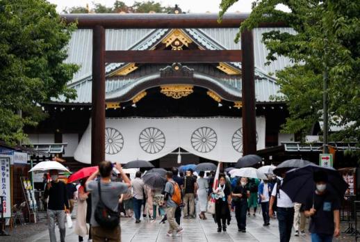 Japans controversial Yasukuni shrine vandalized by death symbols