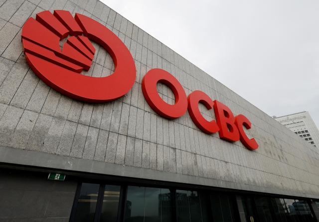 This photo shows the OCBC Bank in Singapore July 11 2023 Reuters-Yonhap