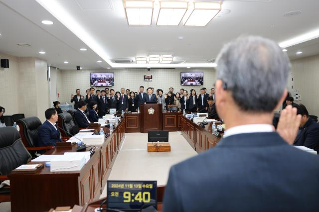 부안군의회가 이달 21일까지 2024년 행정사무감사를 진행한다사진부안군의회