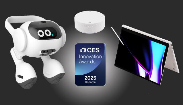 CES Innovation Award winners from L LG ThinQ ON Mobile AI Home Hub Project Q9 and LG gram Pro Courtesy of LG Electronics