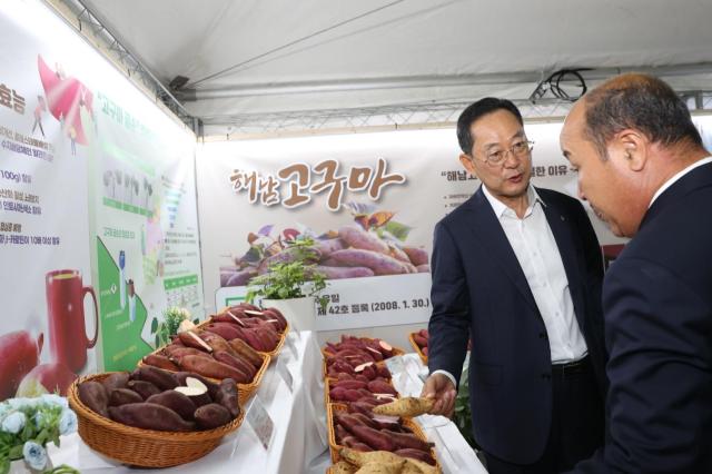 명현관 군수는 19일부터 4박 5일 일정으로 일본 고구마 주산지인 가고시마현을 방문  고구마 생산 및 가공 관련 선진 기술을 시찰하고 국제 협력 방안을 모색할 예정이다 사진해남군