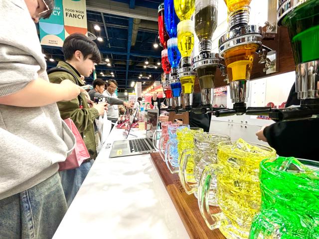 Visitors explore booths at the Food Week event at COEX in Seoul Nov 20 2024 AJP Han Jun-gu