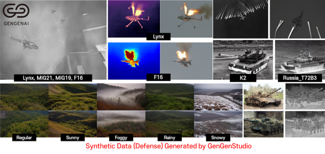 젠젠스튜디오로 생성한 국방 및 방위산업 데이터 사진젠젠에이아이