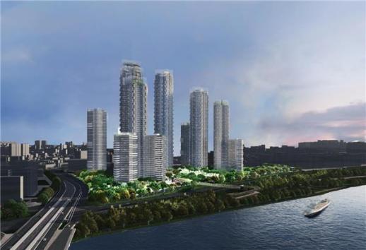 압구정 현대아파트, 높이 250m 2606가구 대단지로 탈바꿈