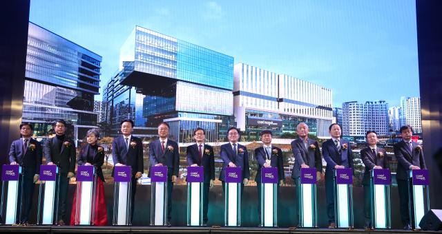 VIP guests conduct the opening ceremony at COEX Magok in Seoul Nov 28 2024 AJP Han Jun-gu