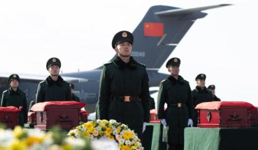 Remains of over 40 Chinese soldiers died in Korean War return home