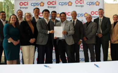 OCI홀딩스, 美 CPS Energy와 120MW ESS 장기 저장 용량 협약