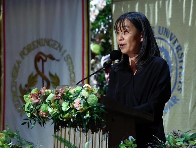 Han Kang receives Nobel Prize in Literature in Sweden