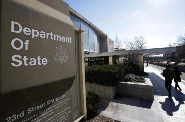 The US State Department building is seen in Washington DC in this file photo from January 2017 Reuters-Yonhap