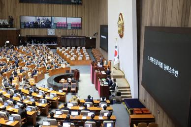 헌정 사상 3번째 탄핵안 가결...尹대통령 직무정지