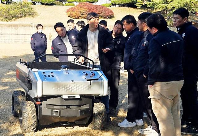 대동이 자율주행 운반로봇 RT100의 서비스 기술 교육을 경남 창녕에 있는 대동 비전 캠퍼스에서 이달 진행했다 사진대동