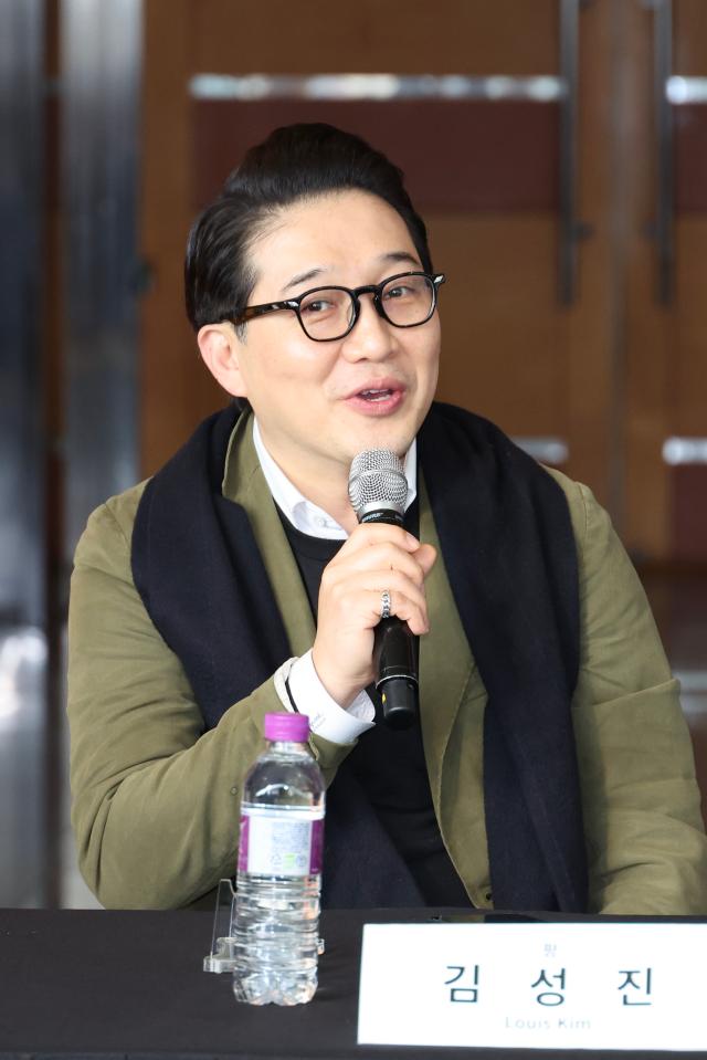 Tenor Kim Sung-jin speaks during the press call of Again 2024 Turandot at COEX in Seoul on Dec 17 2024 AJP Han Jun-gu