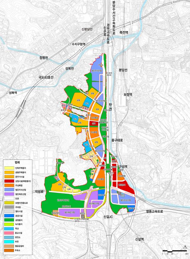 경기용인플랫폼시티 토지이용계획도사진용인시