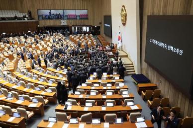 [속보] 국회, 한덕수 대통령 권한대행 탄핵안 개표 시작