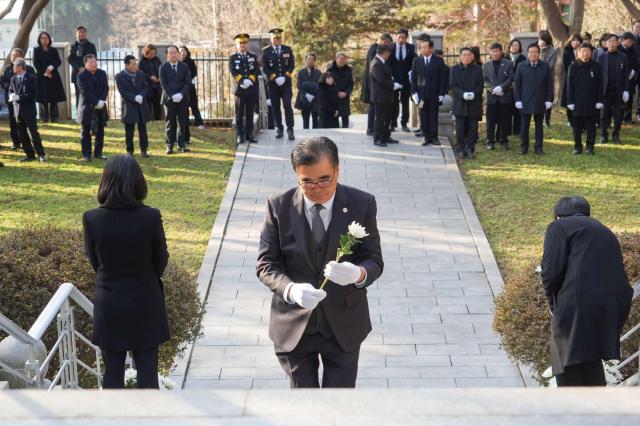 충령사 신년참배 모습사진서천군