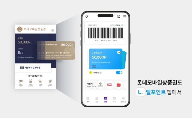 엘포인트-모바일상품권 통합 운영 사진롯데멤버스
