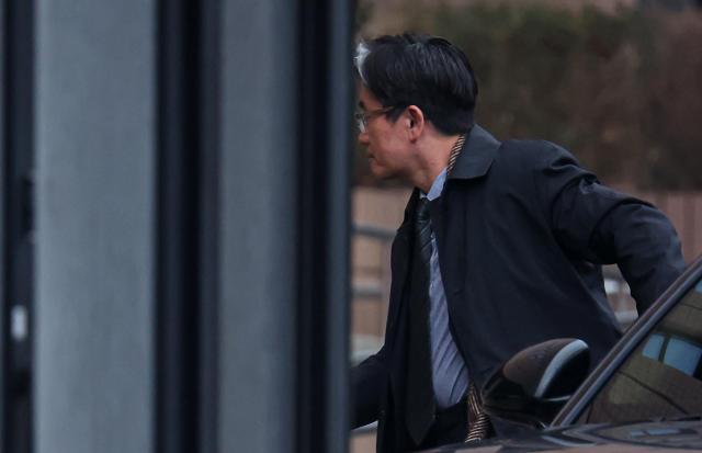 Oh Dong-woon, Chief Prosecutor of the Corruption Investigation Office for High-ranking Officials (CIO), arrives at the Government Complex in Gwacheon, Korea, on Jan. 6, 2024. Yonhap