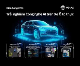 [CES 2025] VinAI giới thiệu hai nhóm công nghệ InteriorSense và SurroundSense trong môi trường lái xe thực tế tại CES 2025