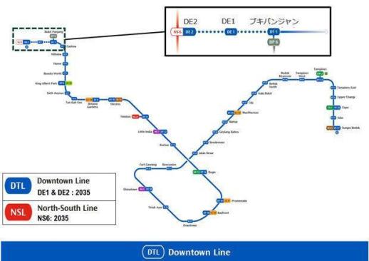 [NNA] 싱가포르 MRT 다운타운선, 2개 역 신설
