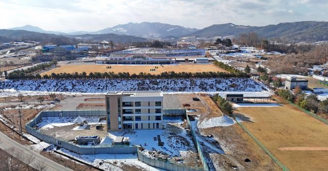 임실군 오수면에 위치한 국제양궁장 전지훈련센터 전경사진임실군