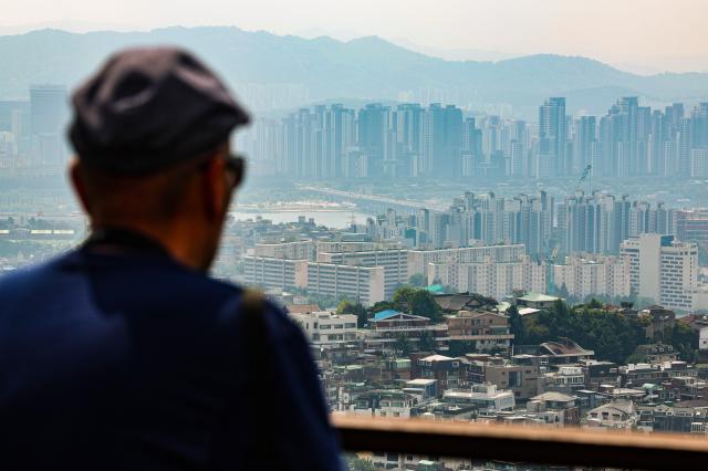 남산에서 바라본 서울 강남 일대 아파트연합뉴스