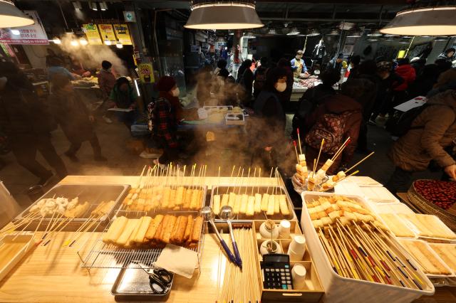 A fishcake store at Kyungdong Market AJP Han Jun-gu