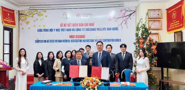 Lễ ký kết biên bản ghi nhớ hợp tác giữa công ty Daesang Wellife Hàn Quốc và Tổng hội Y học Việt Nam ẢnhTổng hội Y học Việt Nam