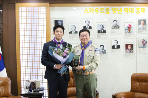 Actor Ji Chang-wook takes on role to promote young scouts