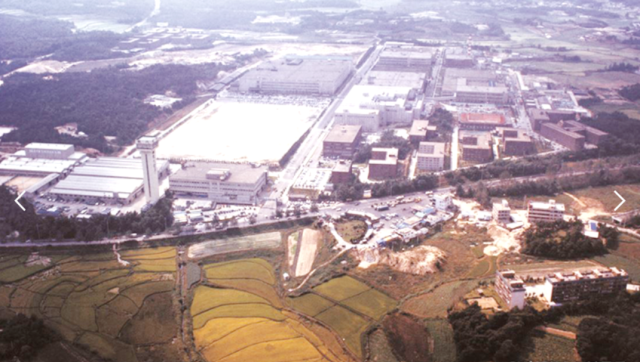 Construction begins on SK Hynixs first semiconductor plant in Icheon 1983 Courtesy of SK Hynix