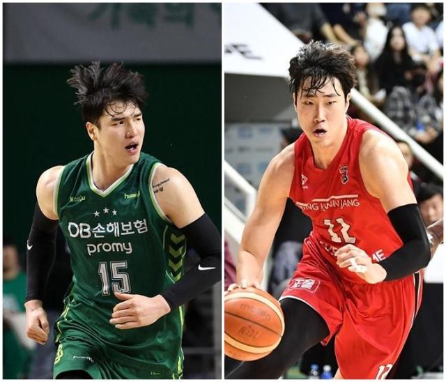 김종규왼쪽와 정효근 사진연합뉴스 KBL