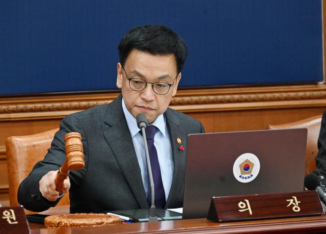 Acting President Choi Sang-mok is seen at the 2nd Cabinet Meeting held at the Government Complex Seoul in Jongno-gu Seoul on January 14 2025 Courtesy of the Ministry of Economy and Finance
