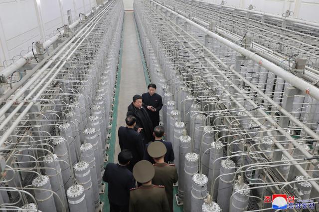 Kim Jong Un inspects a nuclear material production facility Jan 29 2025 Yonhap