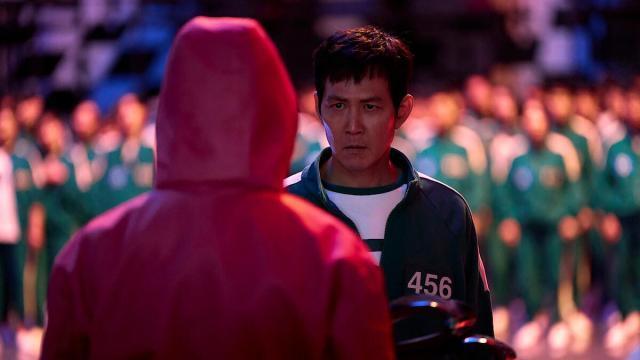 Actor Lee Jung-jae back is seen in this grab from a scene in the second season of Netflixs series Squid Game