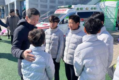 4선 도전 정몽규 축구협회장 후보, 종횡무진 선거운동