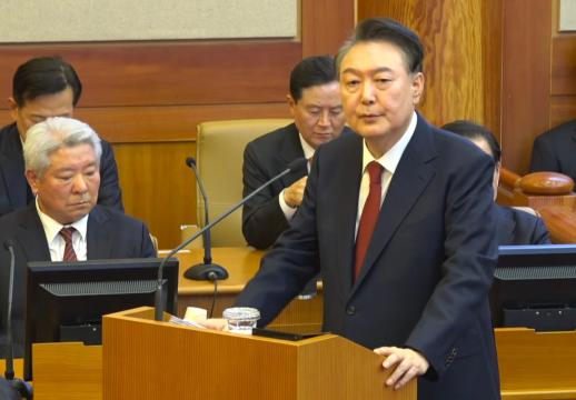 Yoon makes lengthy final statement as impeachment trial concludes