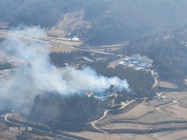 강원도 양양군에서 화재가 발생했다 사진동부지방산림청