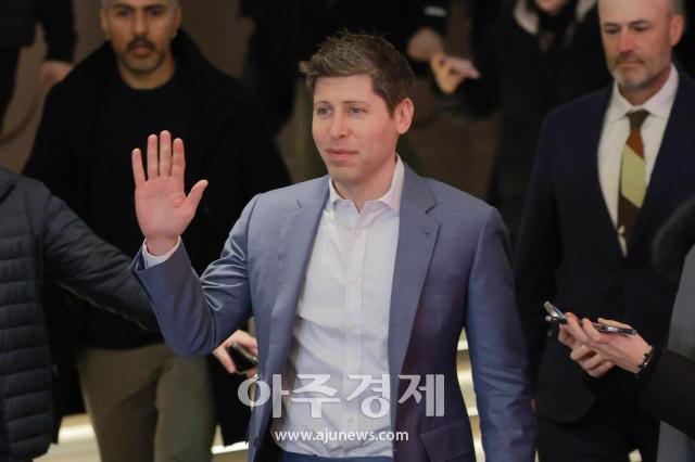 챗GPT 개발사 오픈AI의 샘 올트먼 최고경영자CEO 사진유대길 기자 dbeorlf123ajunewscom