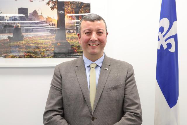 Damien Pereira Chief representative Quebec Government office in Seoul poses for a photo during an interview with AJP on Feb 26 2025 AJP Han Jun-gu