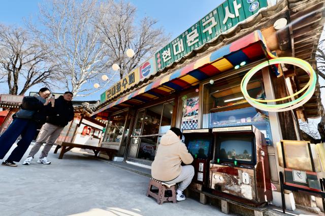 Stationery store in the 70s and 80s Streets of Memories exhibit at the National Folk Museum of Korea AJP Han Jun-gu