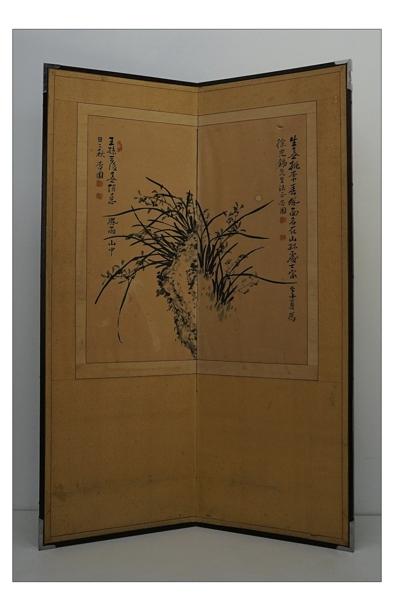 람전 허산옥 석란 가리개 1972 종이 154x106cm 국립20C미술관 건립을 원하는 사람들의 모임 소장jpg