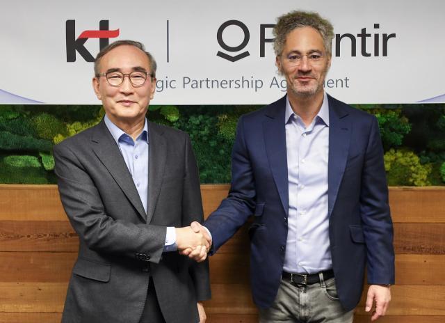 KT、パランティアと協力…韓国のAX市場革新