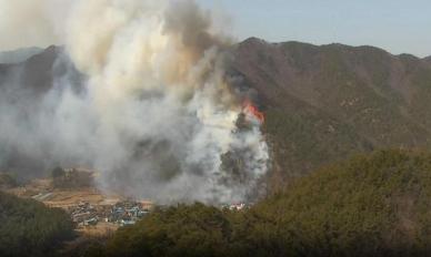 청도 산불 6시간 만에 진화...산불영향구역 46.8ha