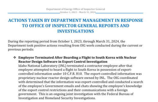 Attempted leak of nuclear-related software possible cause behind South Koreas inclusion in sensitive country list