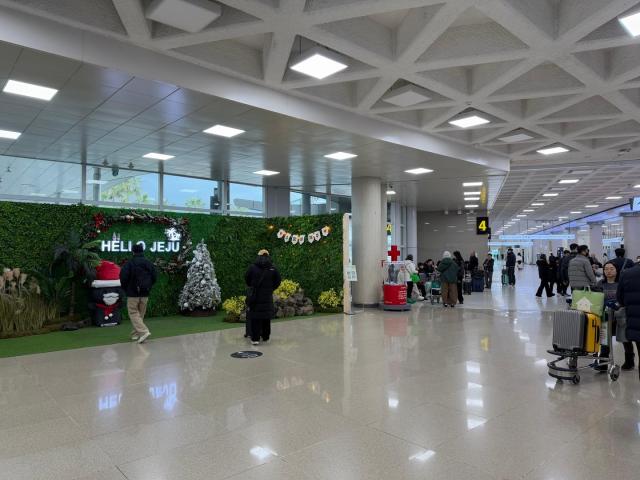 한산한 제주국제공항 사진김다이 기자