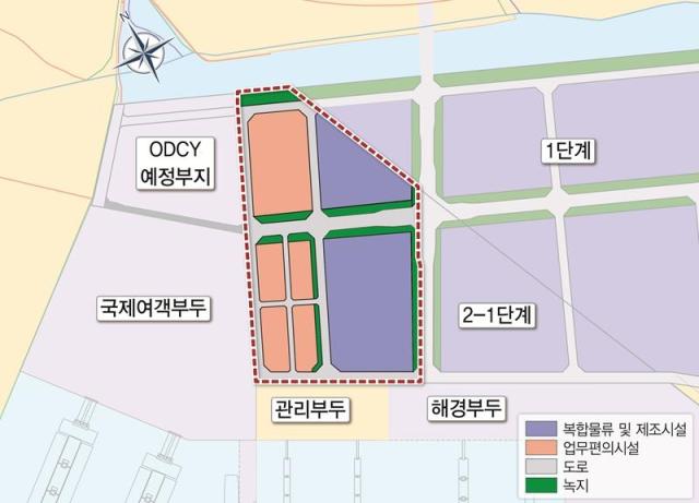 평택·당진항 2-3단계 1종 항만배후단지 개발사업 현황도사진해양수산부