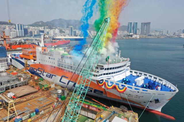 韩国首艘自主建造邮轮客滚船"Panstar Miracle"号投入运营